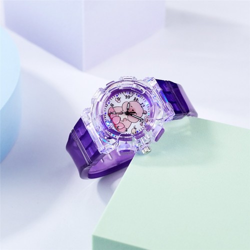 Transparent Strap Digital Pointer Watch Wristwatch for Children/Student - Picture 10 of 11