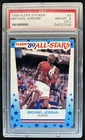 1989-90 Fleer Michael Jordan Stickers #3 Bulls PSA 8OC