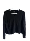 Quince Cashmere Sweater Women’s XL Black V Neck -used/upcycle?