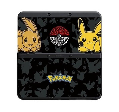 Pokémon Eevee & Poké Ball Design Nintendo NEW 3DS Top & Bottom Replacement Shell