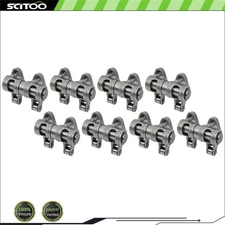 fits Chevy SBC 350 1.6 Ratio Stainless Steel Shaft Mount Roller Rocker Arm Set