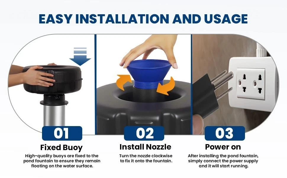 Easy 3-step installation process