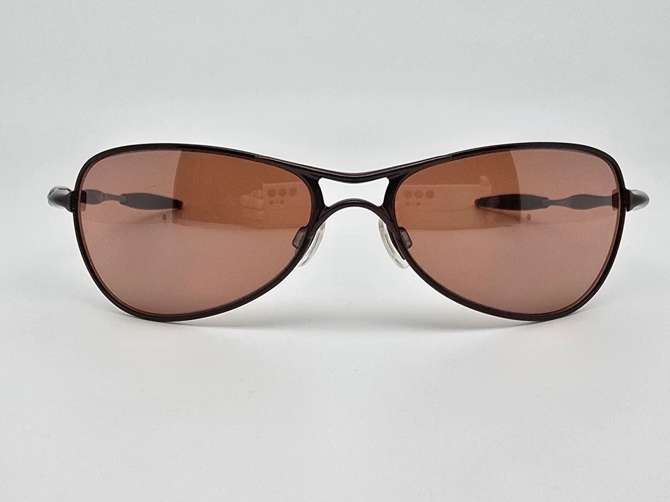 Oakley 05-978 Crosshair S VR28 Black Iridium Lens Brown Frame Aviator Sunglasses - Image 2 of 4