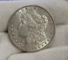 1886 US Morgan Silver Dollar $1 Nice AU