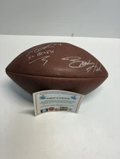 BRADY HOKE & DEVIN GARDNER HAND SIGNED MICHIGAN WOLVERINES NCAA FOOTBALL & COA