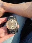 timex 21 jewels vintage watch Leather Band Self Winding