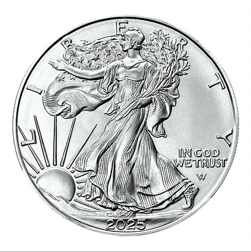 $1 American Silver Eagle Coin 1 oz BU - 2025 -US Mint, uncirculated