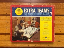 VTG Munro Table Hockey EXTRA TEAMS EAST&WEST + TORONTO/MONTREAL (71) PLAYERS