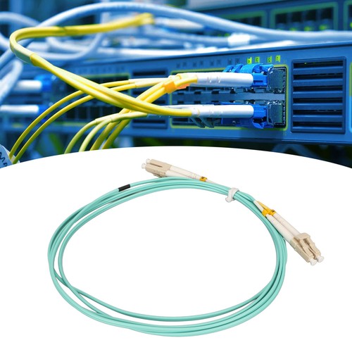 Fiber Optic Patch Cable 2M LC To LC OM3 Core Fiber Patch Cable For SFP Trans NEW - Afbeelding 8 van 12