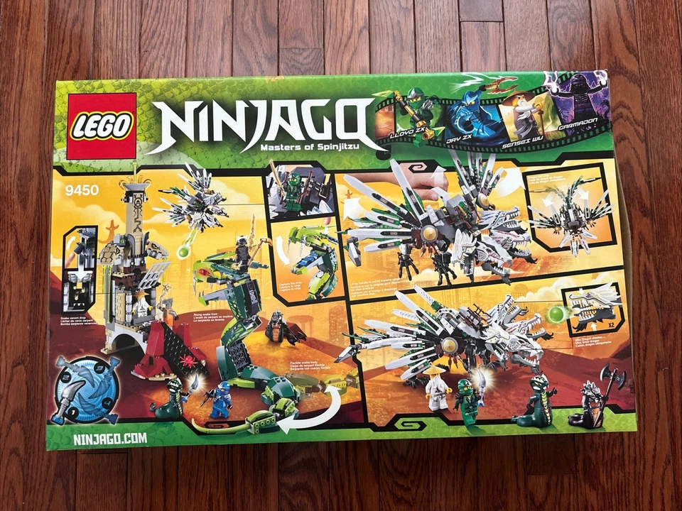 NUEVO LEGO Ninjago Epic Dragon Battle 9450, ¡SELLADO! Foto 2 de 4