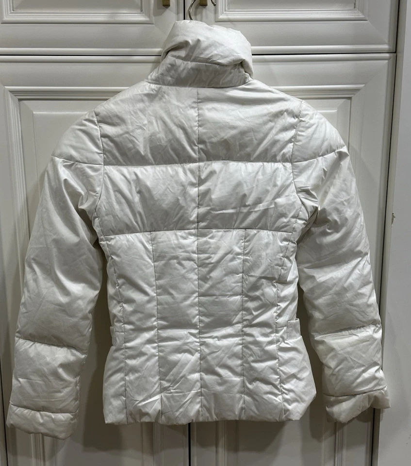 Chaqueta de plumón para mujer Adidas Y-3 blanca talla S/P Foto 2 de 4