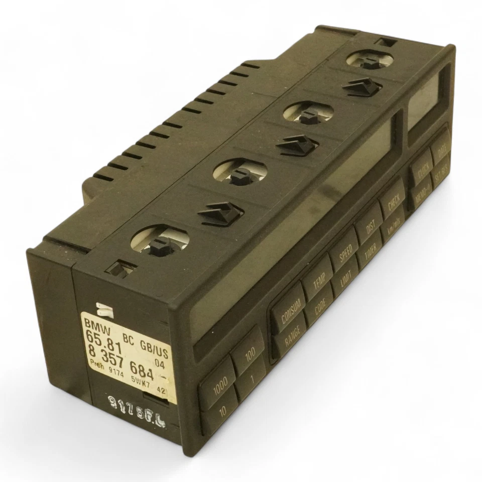 92-99 Bmw 318 323 325 328 M3 E36 On Board Computer Check Control 65818357684 Oem Foto 3 de 4