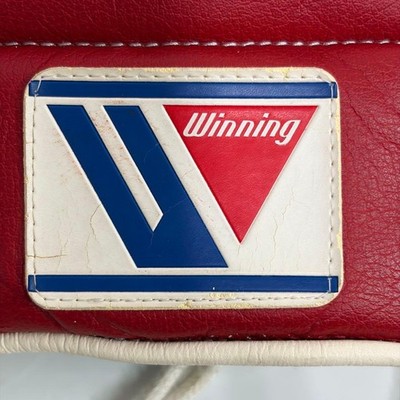 Winning Boxing Gloves 16oz PT-1400 Red String Type Japan Used
