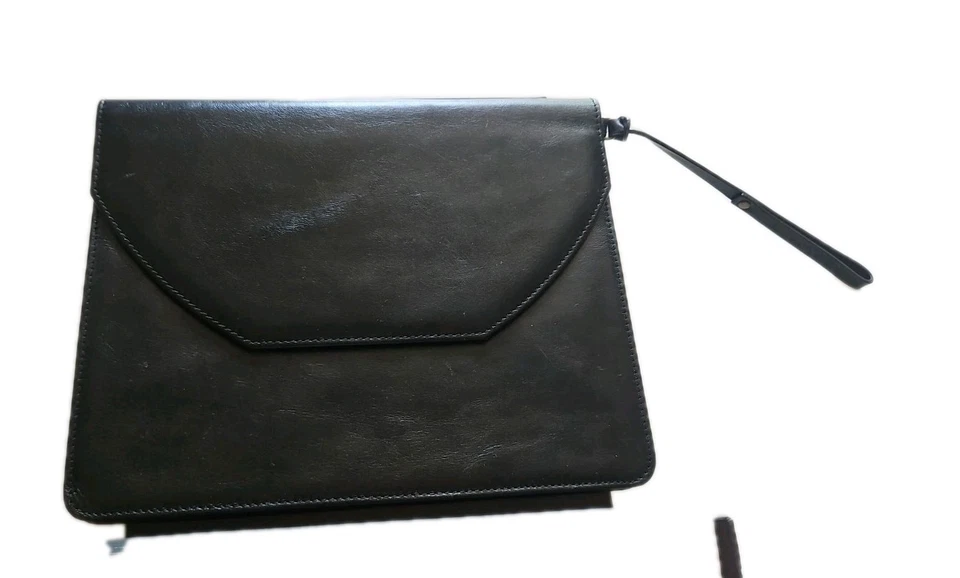 Brookstone Magnetic Tablet Envelope case Leather 10" Device Genuine Leather  - Image 4 of 4