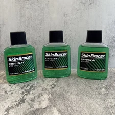 Skin Bracer By Mennen Original Aftershave 5oz Bottles Each Lot of 3 Pack