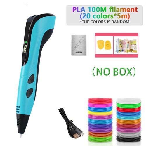 Set penna per stampa 3D per bambini penna stampante 3D con filamento 200M PLA/ABS regalo bambini - Foto 18 di 27