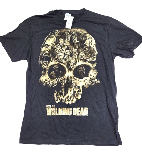 NWT The Walking Dead Walker Skull Shirt Men's Large