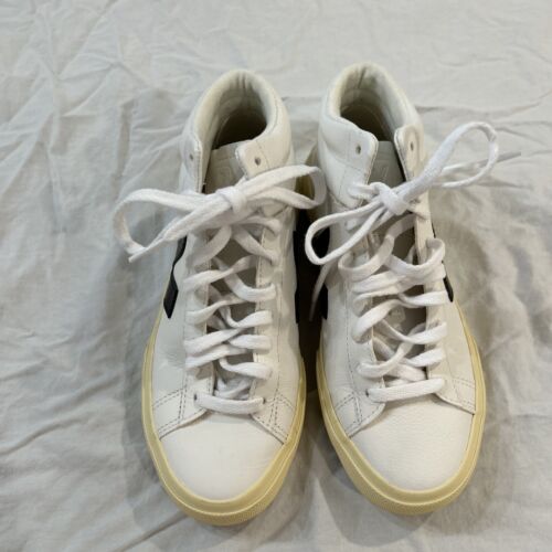 Veja Minotaur High Top Sneaker, Unisex, Size 6, White - 第 2/12 張圖片