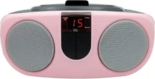 Proscan SrCD243 Portable CD Player With Am/fm Radio, Boombox (Pink)