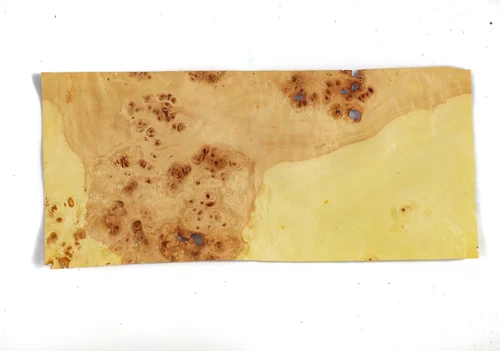 Mappa or Poplar Burr / Burl 40cm X 18cm - 2 sheets Wood Veneer - Picture 2 of 3