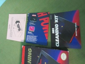 Nintendo NES Cleaning Kit w/ Box Poster and Manual CIB