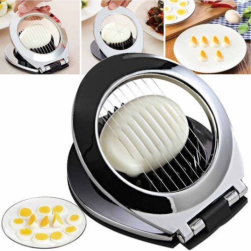Stainless Steel Mushroom Kitchen Chopper Tomato Boiled Cutter Egg Slicer - Picture 13 of 14