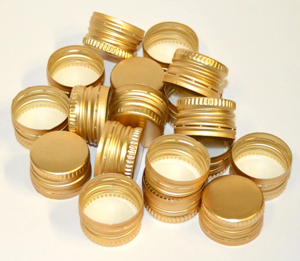 GLASS Bottles  100ml / 200ml - Choice Color Screw Caps Pocket Flask  Free P&P UK - Image 3 of 4