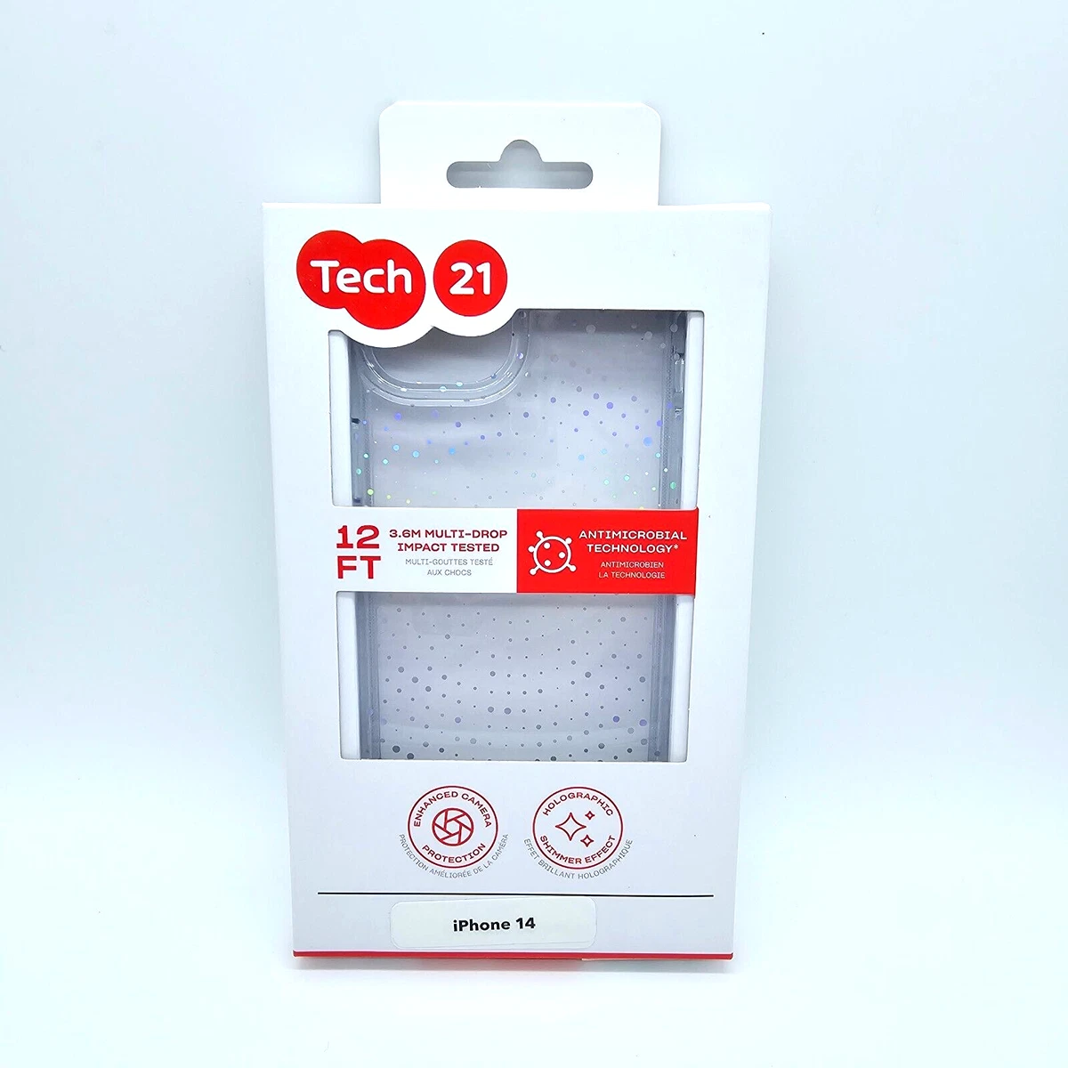 Tech21 Evo Sparkle – Funda brillante para iPhone 13 ini con protección