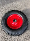 Pneumatic 16 Inch Wide Wheel Rubber Wheelbarrow Steel Wheel 16 X 6.50 - 8