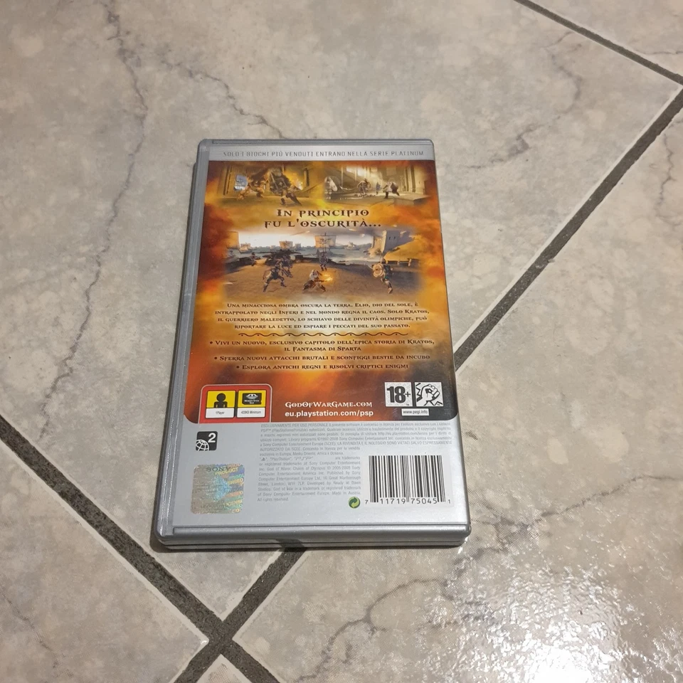 God Of War Chains Of Olympus Sony PSP Gioco Videogioco Italiano Manuale Incluso - Immagine 3 di 4
