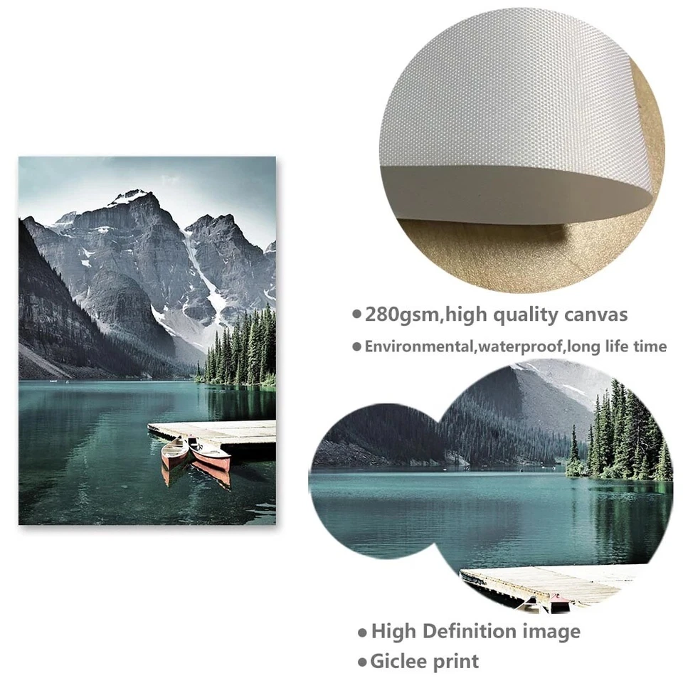 Abstract Canvas Painting Canvas Wall Art Home Decor Posters Prints Wall Picture - Image 3 of 3