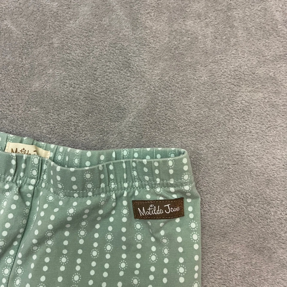 Pantalón Matilda Jane Volantes Verde Lunares Talla 10 Foto 2 de 4
