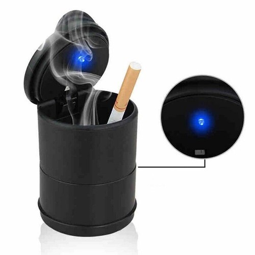 LED Auto Car Truck Cigarette Smoke Ashtray Ash Cylinder holder for Offiice/Home - Picture 9 of 11