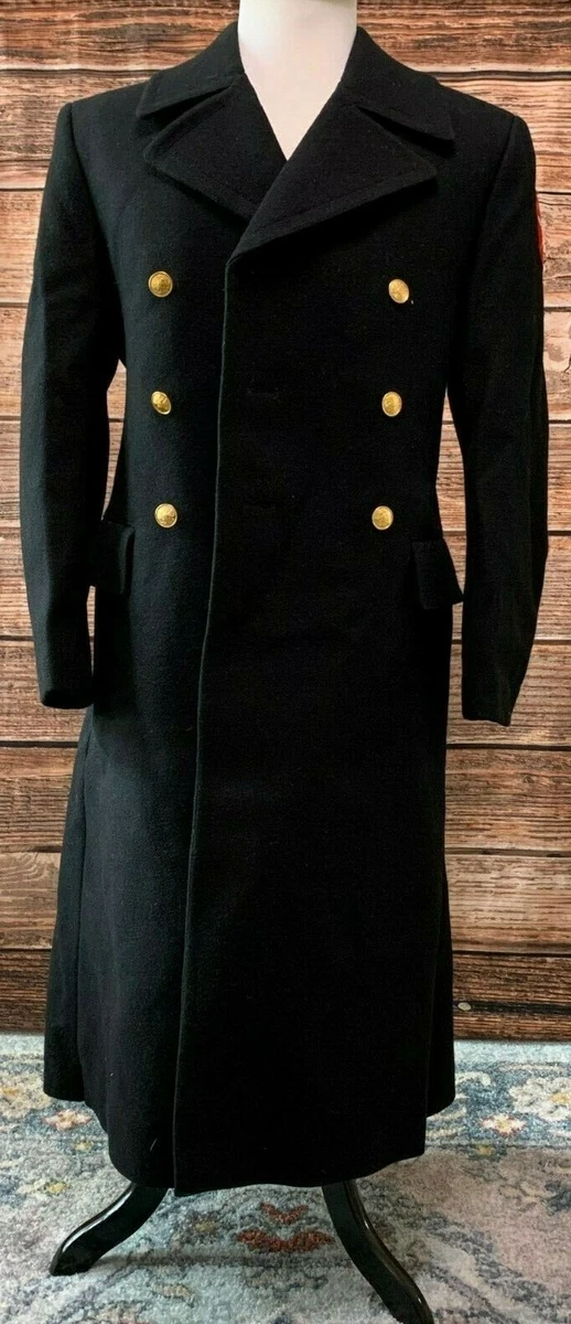 Genuine Russian Wool Trench coat -Long coat Black NEW | eBay