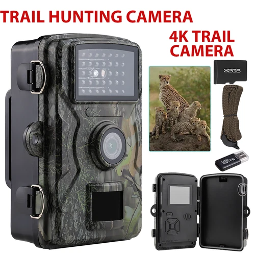 1080P Game Camera with Night Vision for Outdoor Wildlife Monitoring - 32GB UK - Picture 1 of 10