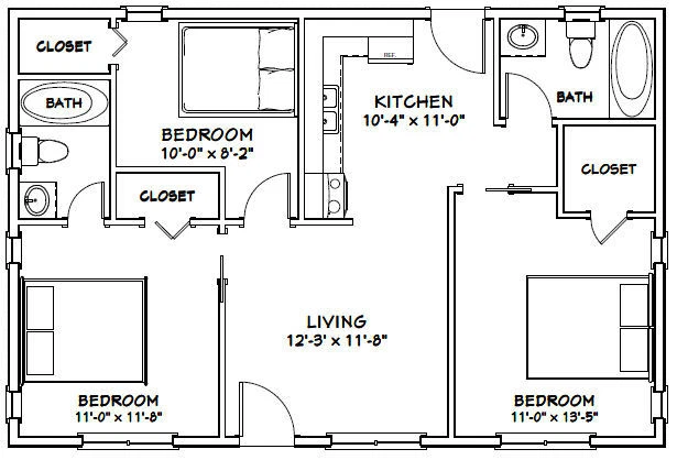 3 Bedroom Floor Plan Pdf | Floor Roma