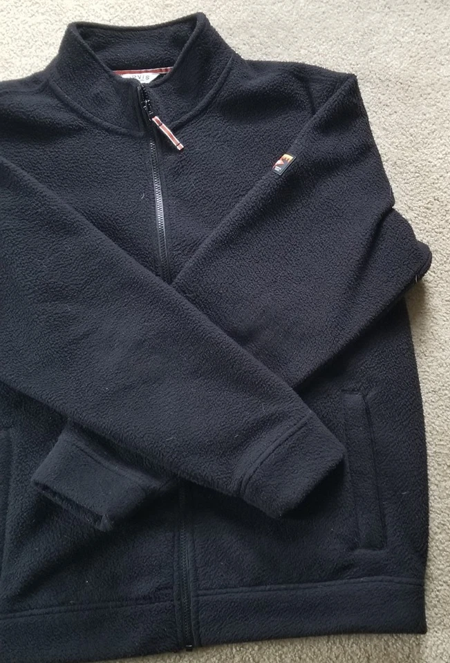 Orvis Classic Collection Fleece Full Zip Jacket with Pockets Men sz LARGE  - Image 3 of 4