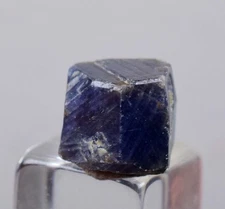 8cts SAPHIRE CRYSTAL NATURAL ROUGH BLUE TANZANIA MINERAL SPECIMEN X56w