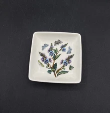 Dipper Dish Portmeirion Botanic Garden Mini 3” X 3” Square Dish BG76011-XS NEW