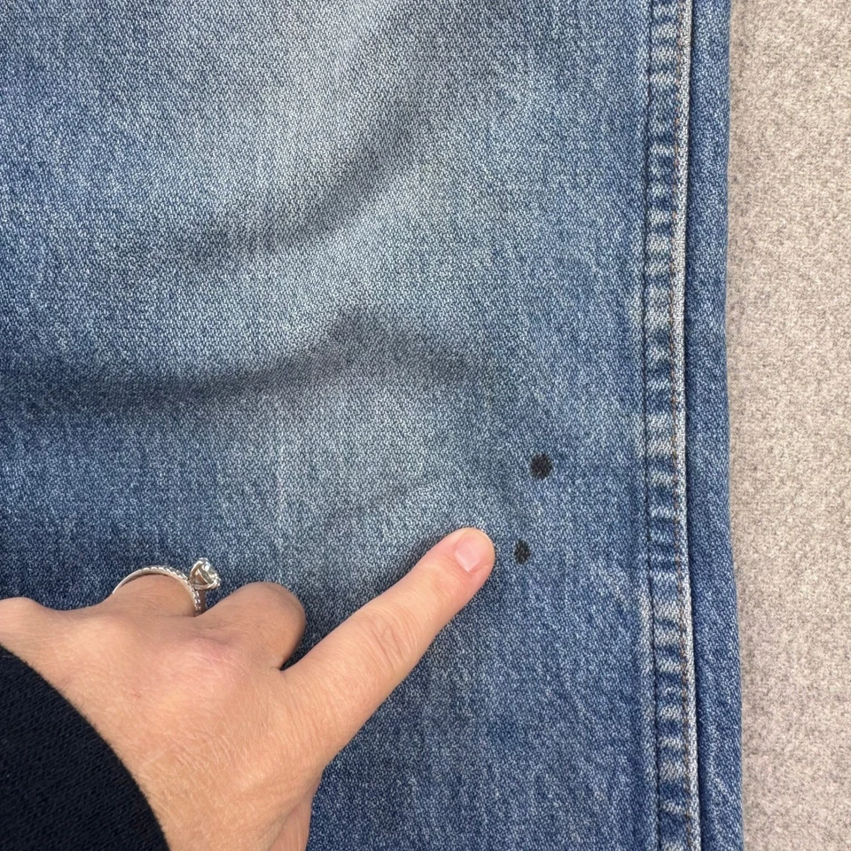 Vintage Wrangler Cowboy Cut Slim Fit Jeans Mens 33x32 936PWD USA Made Distressed - Image 2 of 4