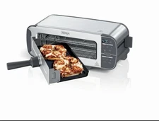 New NINJA FOODI 2 IN 1 FLIP TOASTER 2 SLICE COMPACT TOASTER OVEN ST100