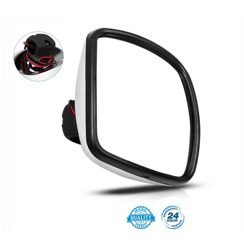 1 pcs Chorme 8"X8.5" Wide Angle Mirror For 03-16 Freightliner Columbia M2