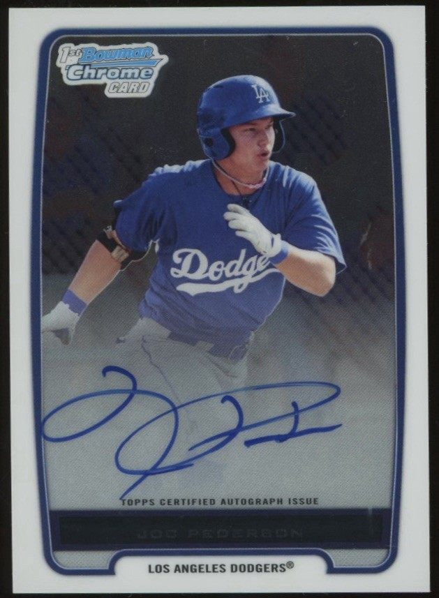 2012 Bowman Chrome Prospects Auto Joc Pederson #BCP104 Auto