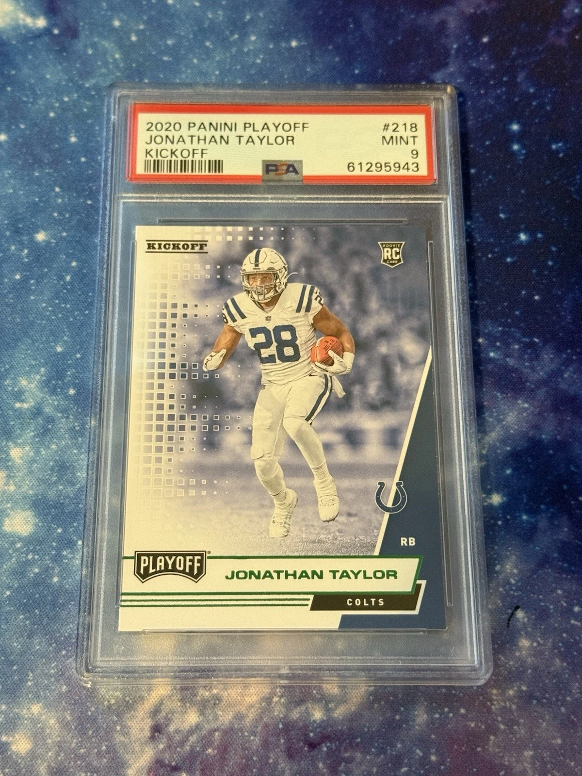 Jonathan Taylor Panini Playoff #218 Kickoff