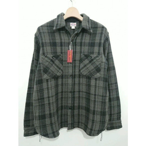 ジョーマッコイ 8HU HEAVY FLANNEL BLANKET SHIRT The Real McCoy's 8HU Heavy Weight Flannel Shirt - White