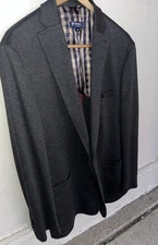 Cremieux Mens Blazer, Size XL Gray, 2 Button Sport Coat -EUC /dry Cleaned