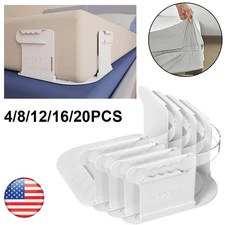 4pcs/pack Bedsheet Corner Tightener Clips Mattress Straps Secure Sheet Holders
