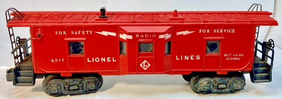 Lionel Lines No. 6517 Bay Window Illuminated Caboose ! - Image 3 of 4