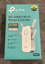 TP-Link AC2600 WiFi Extender RE650 Dual Band Range Extender - BRAND NEW!!