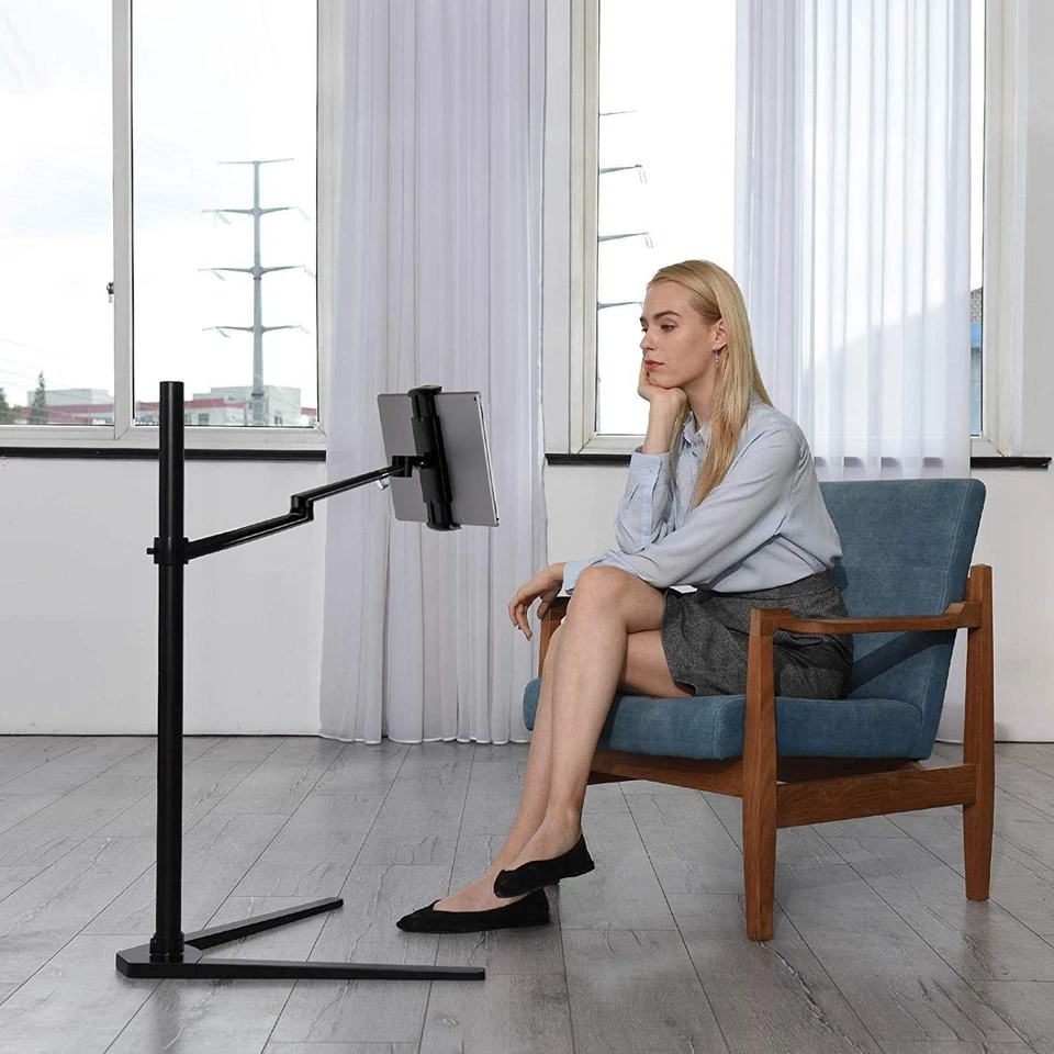 Tablet/iPad/Cell phone/iPhone holding floor stand, Rotating / Height adjustable - Image 4 of 4